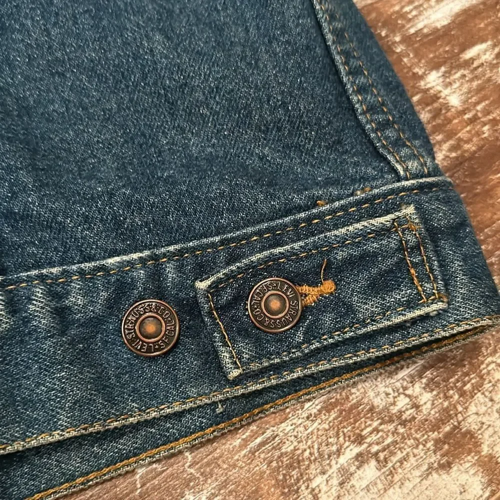 Levi's Vintage Denim Jean Coat 70506 0216 Size 42